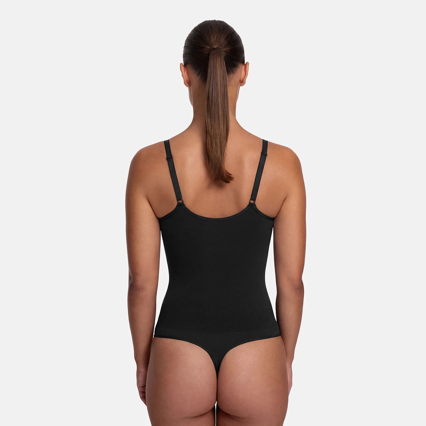 Bodysuit sculpting shapewear with thong