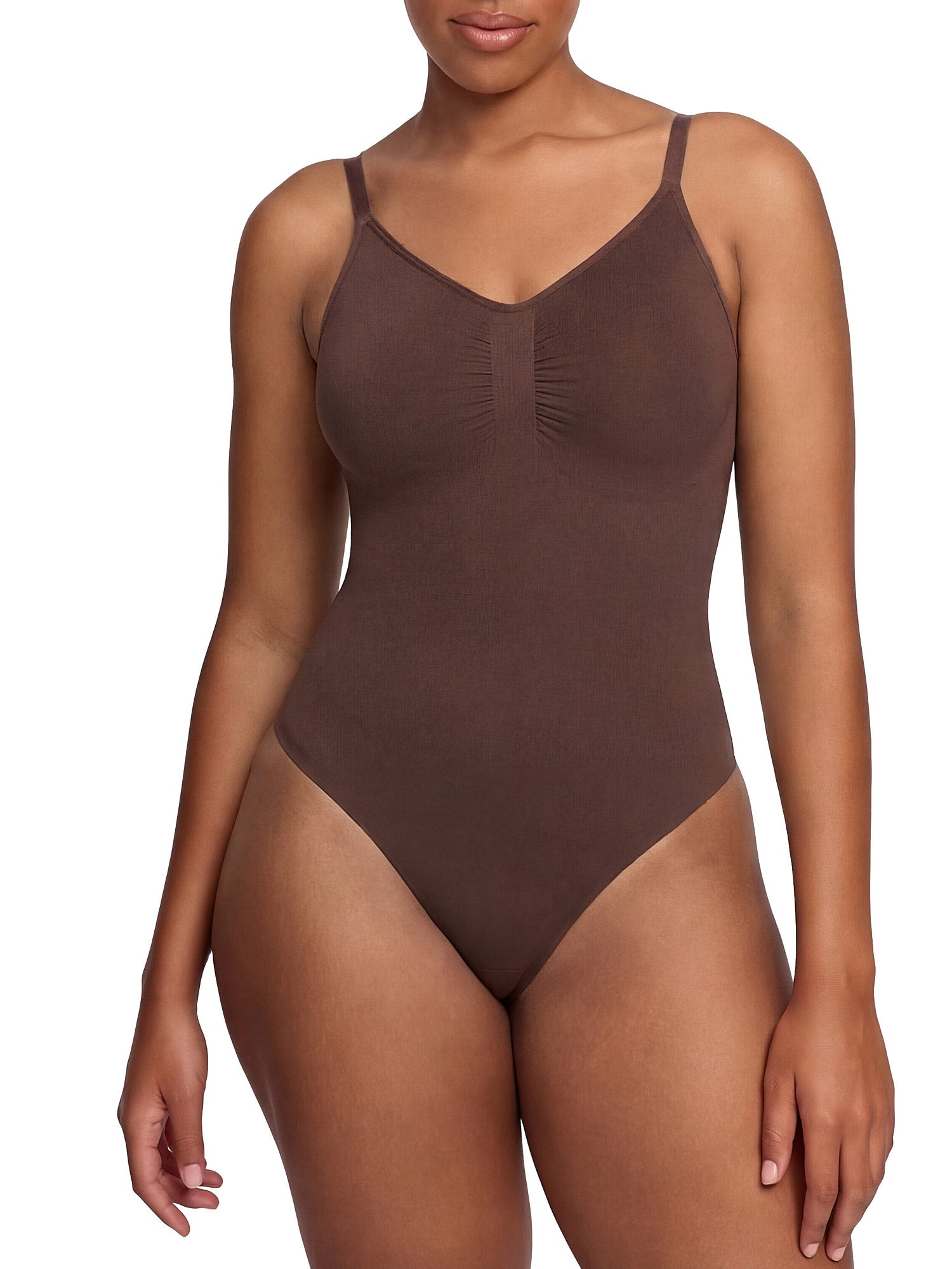 Bodysuit sculpting shapewear with briefs