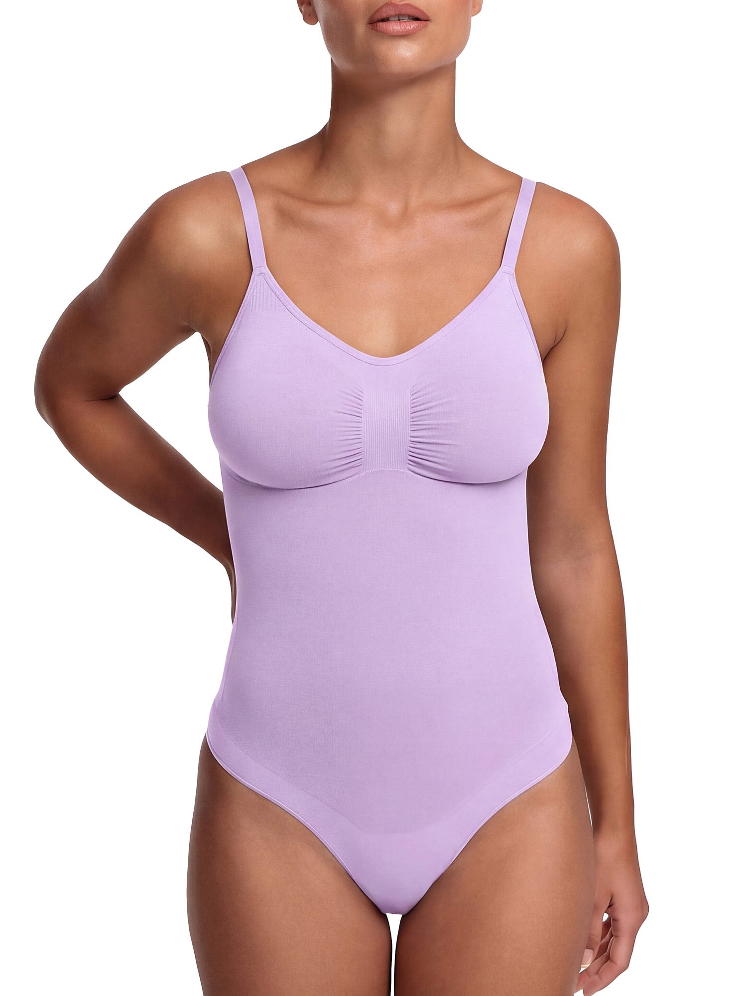 Bodysuit sculpting shapewear with briefs