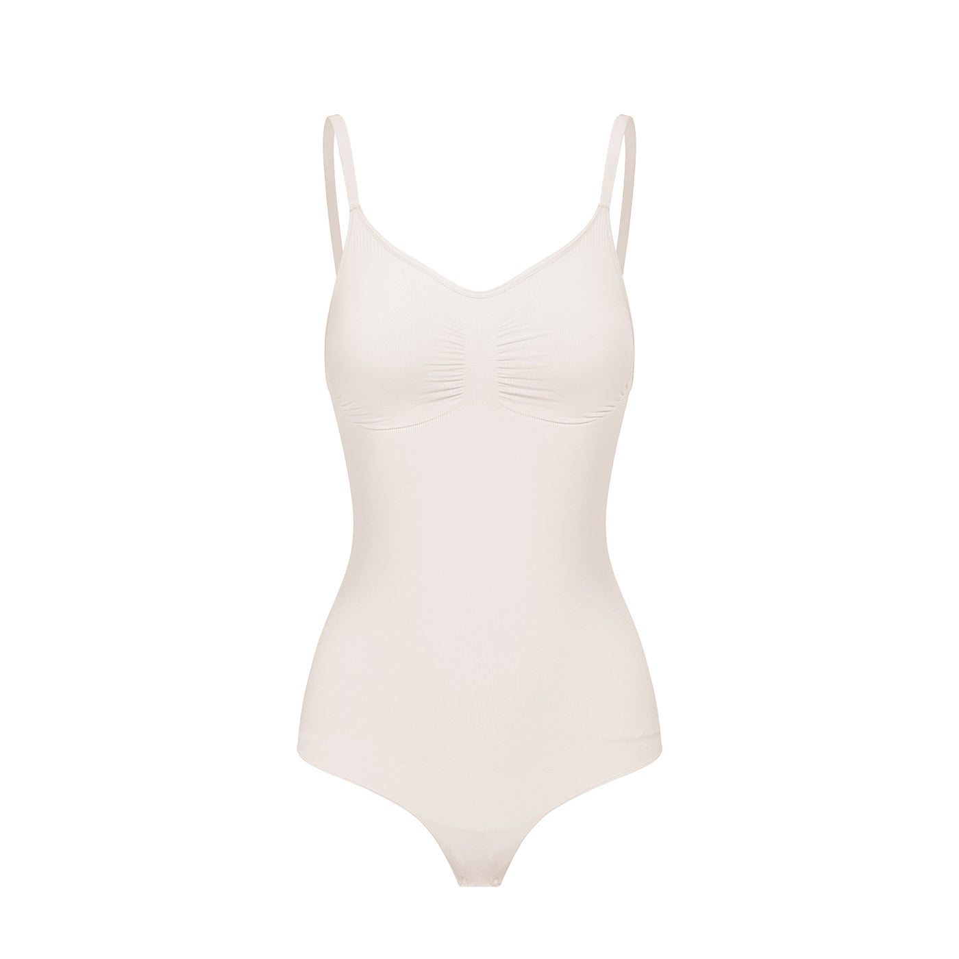 Bodysuit sculpting shapewear with string