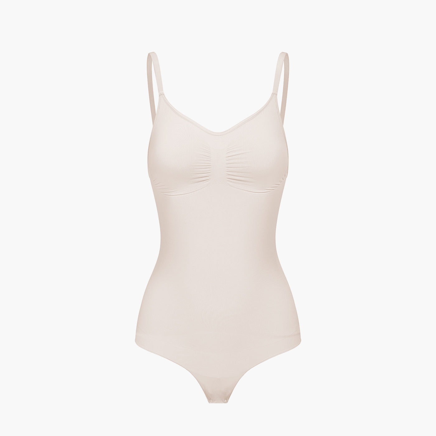 Bodysuit sculpting shapewear with string