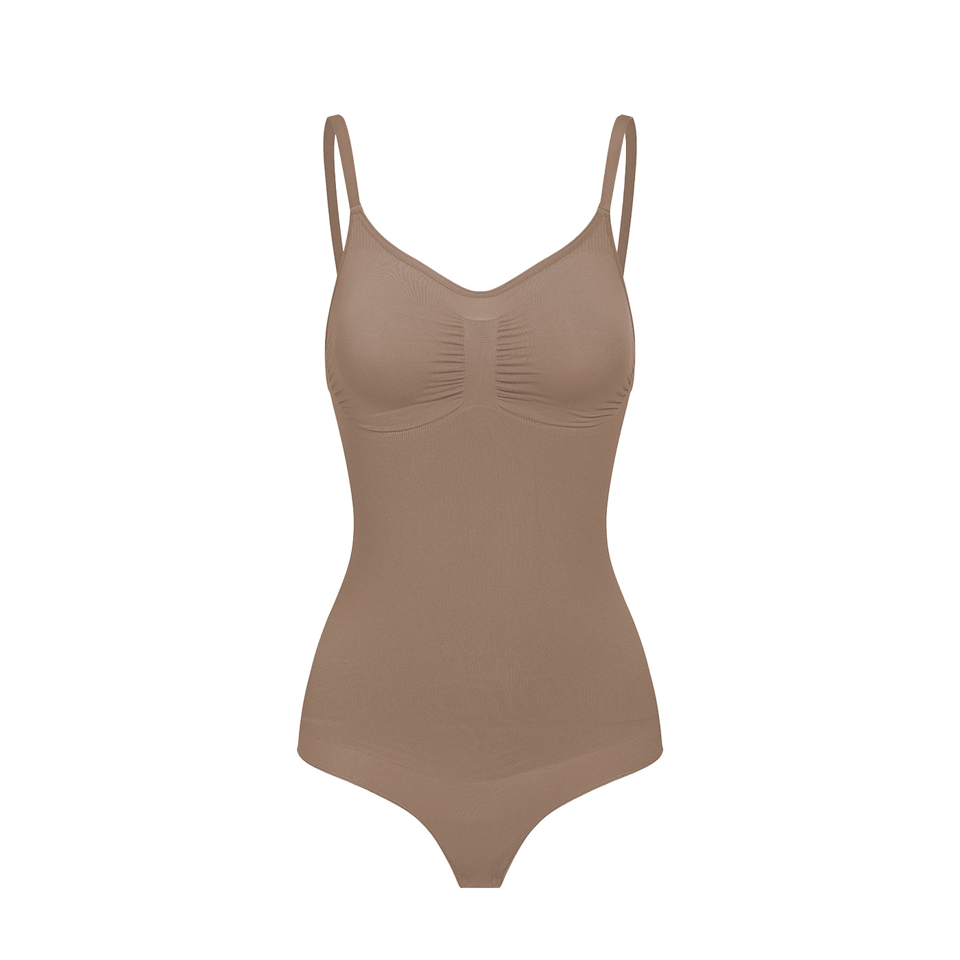 Bodysuit sculpting shapewear with string