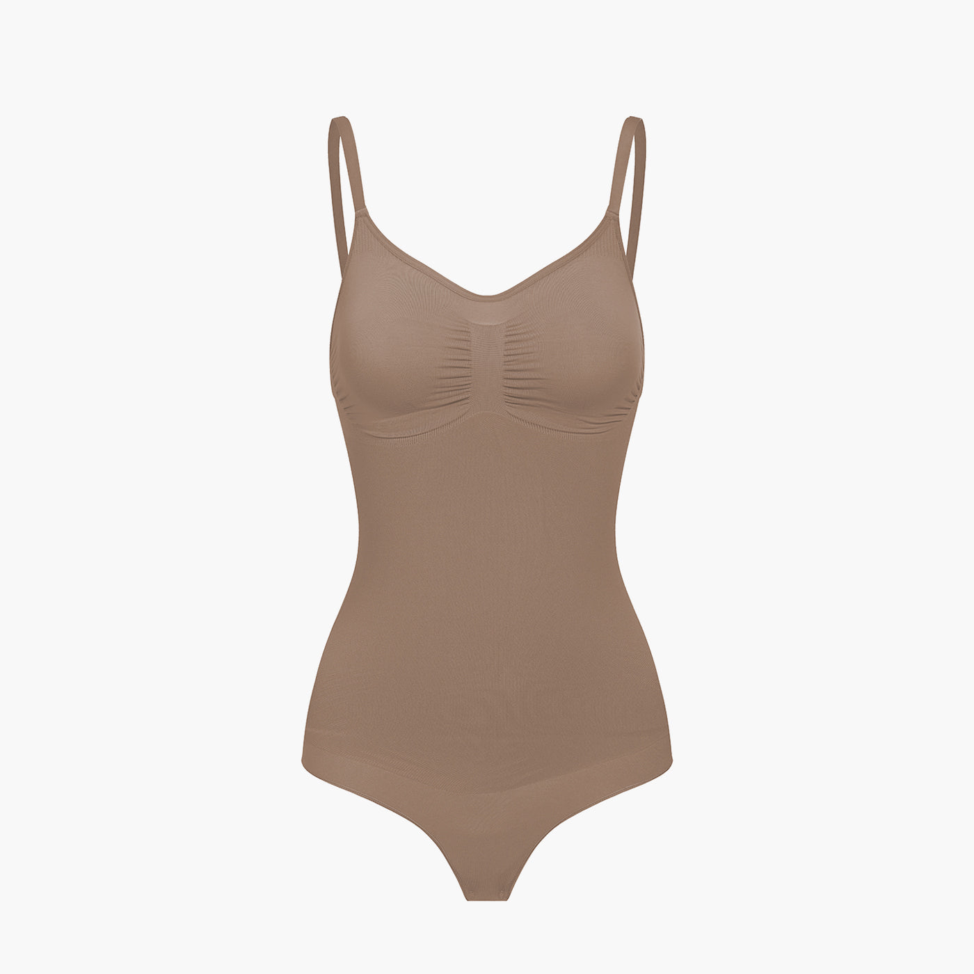 Bodysuit sculpting shapewear with thong
