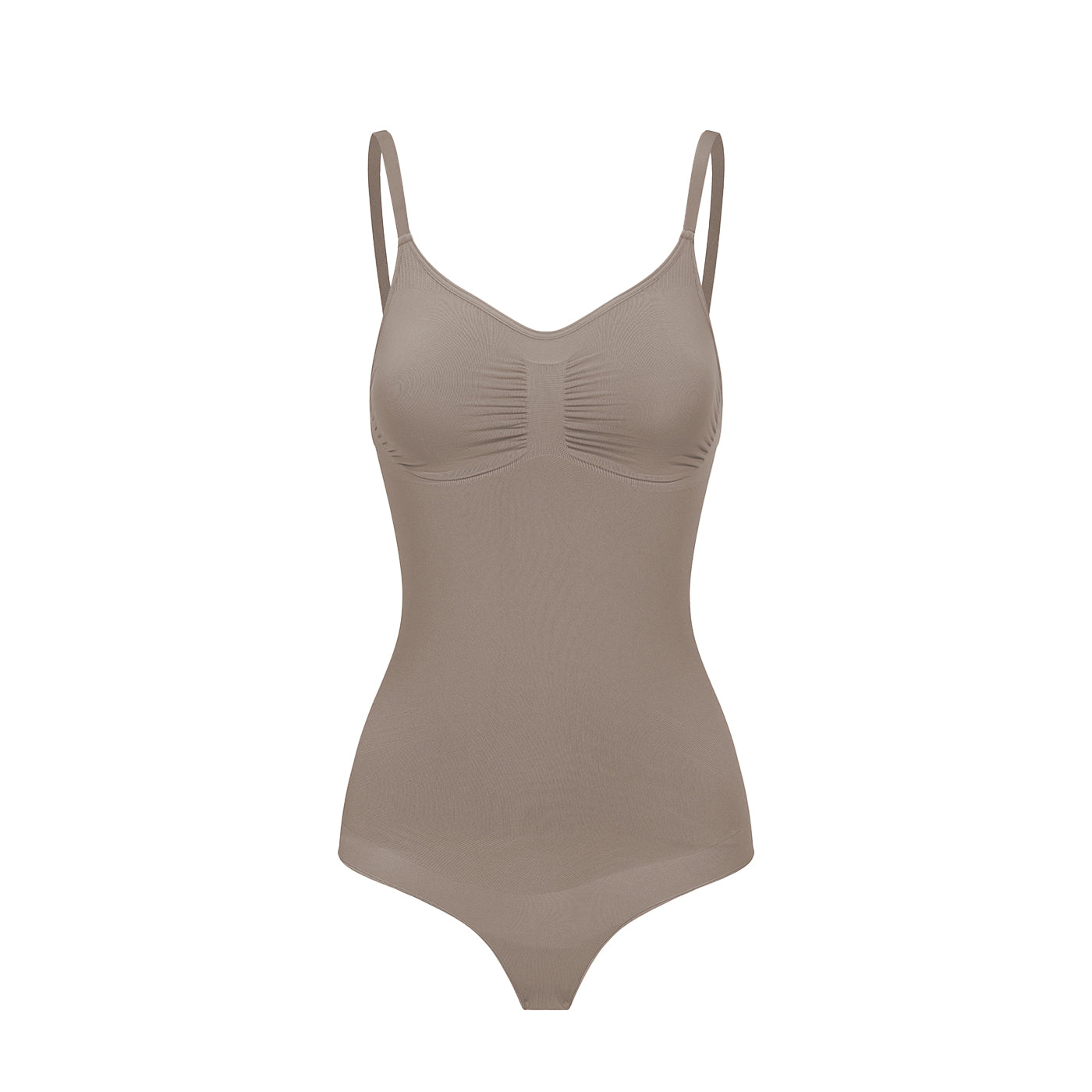 Bodysuit sculpting shapewear with string