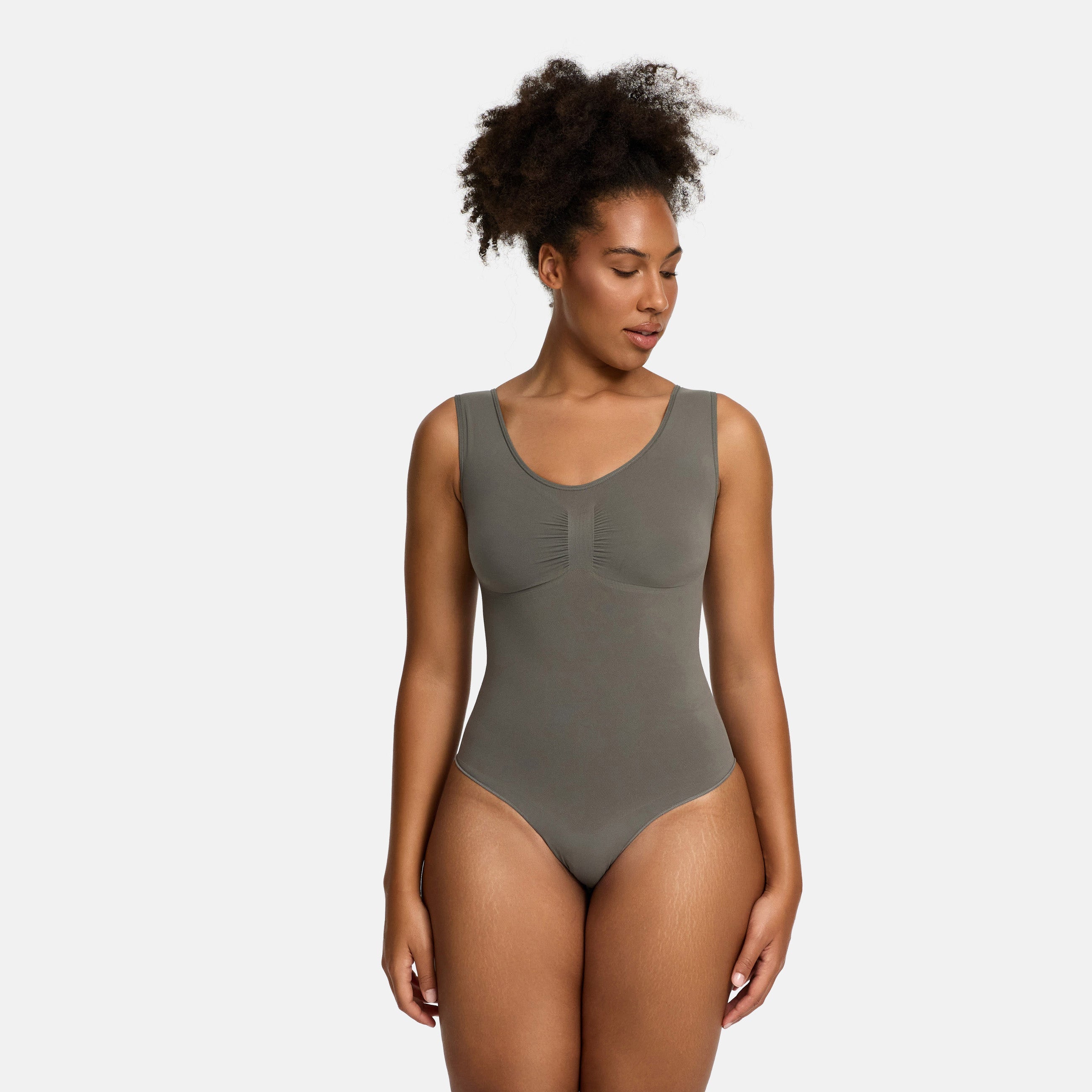 Tank Bodysuit Sculpting Shapewear with Briefs