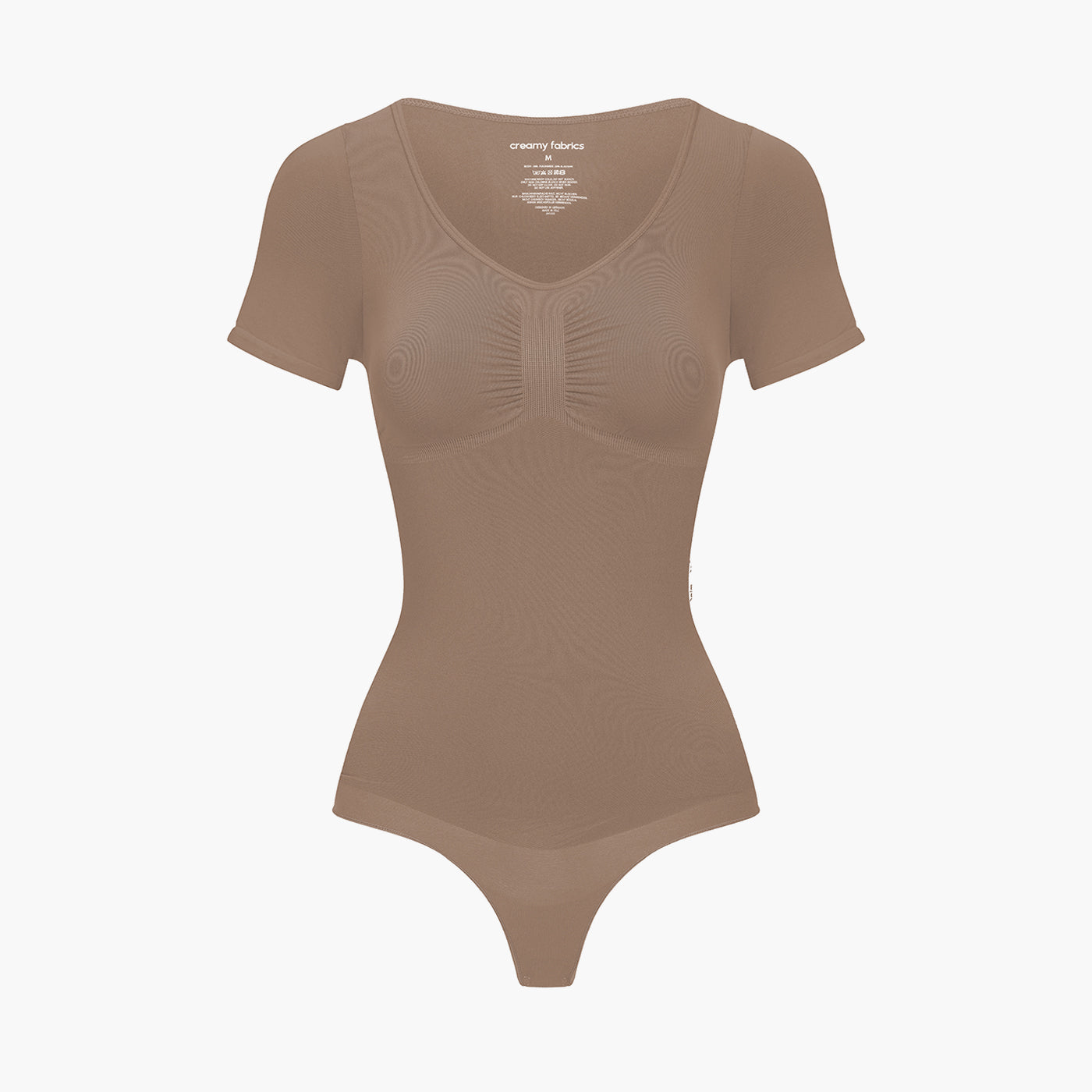 T-Shirt Bodysuit Sculpting Shapewear mit String (#2)