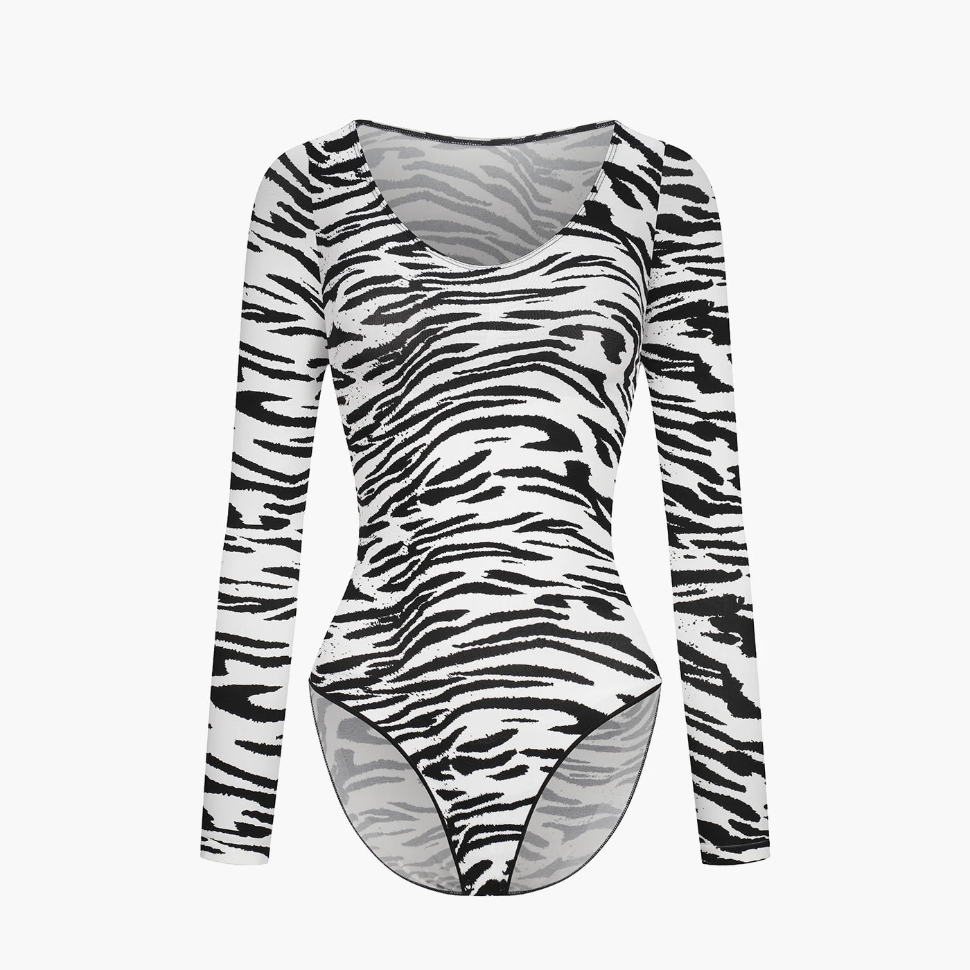 Long-Sleeve Sculpting Bodysuit with Built-In Briefs - Pre-sale