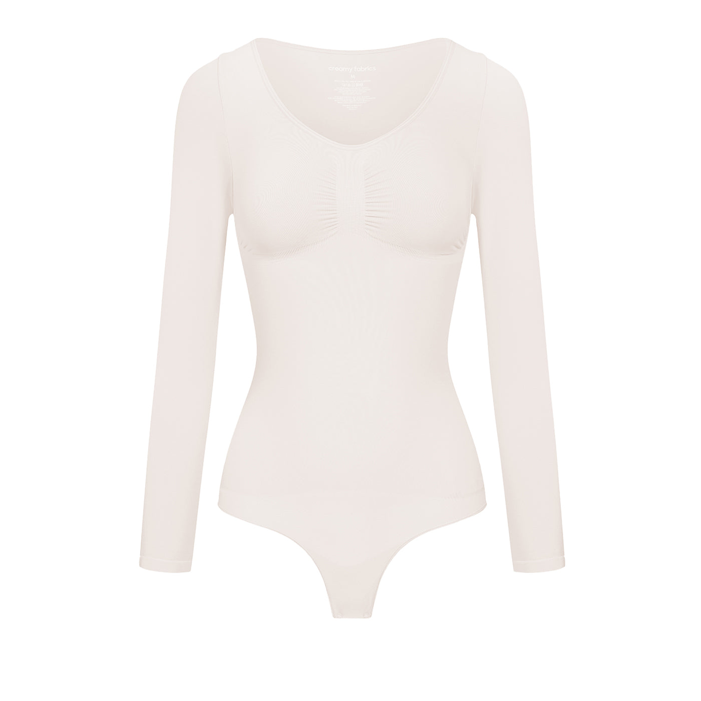 Bodysuit sculpting shapewear long sleeve with string