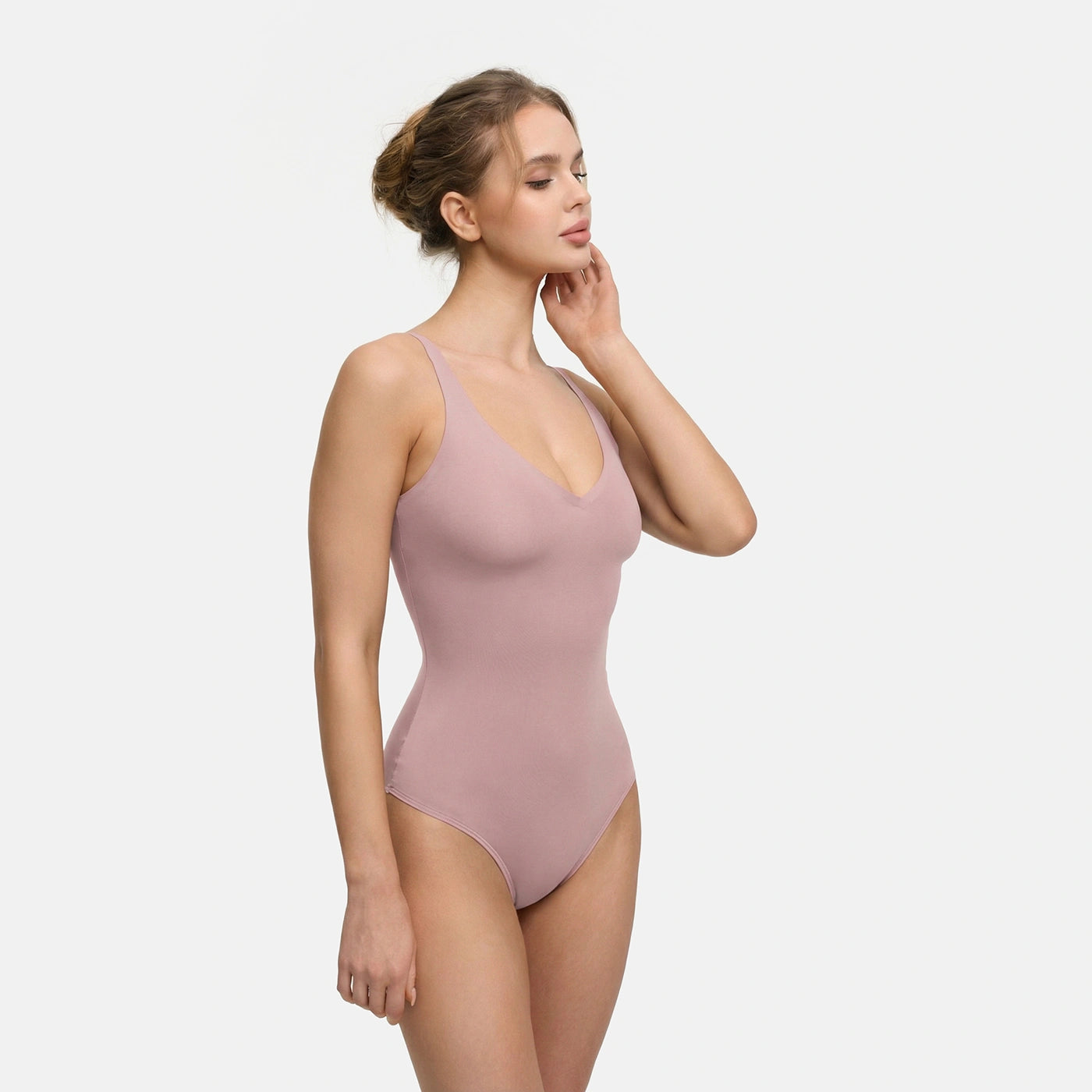 Shiny Sculpting Thong-Body