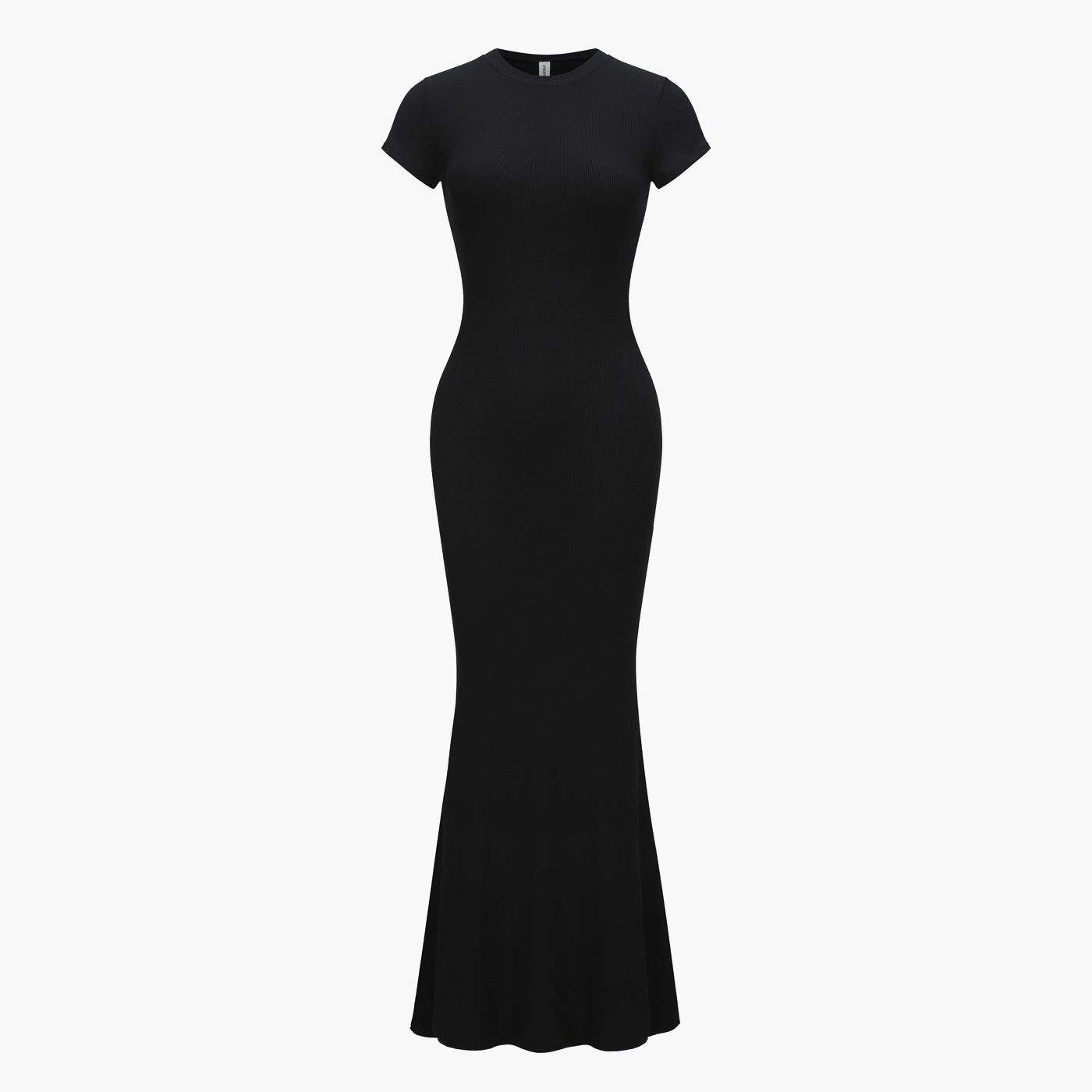 Ribbed T-Shirt Maxikleid