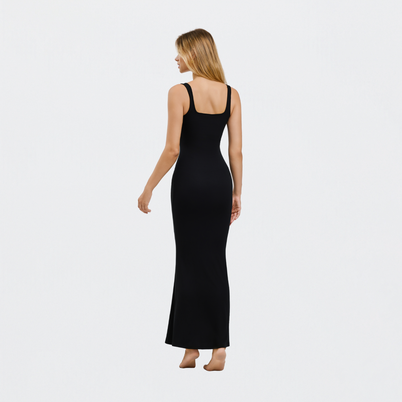 Ribbed Tank Top Maxikleid - Secret Sale