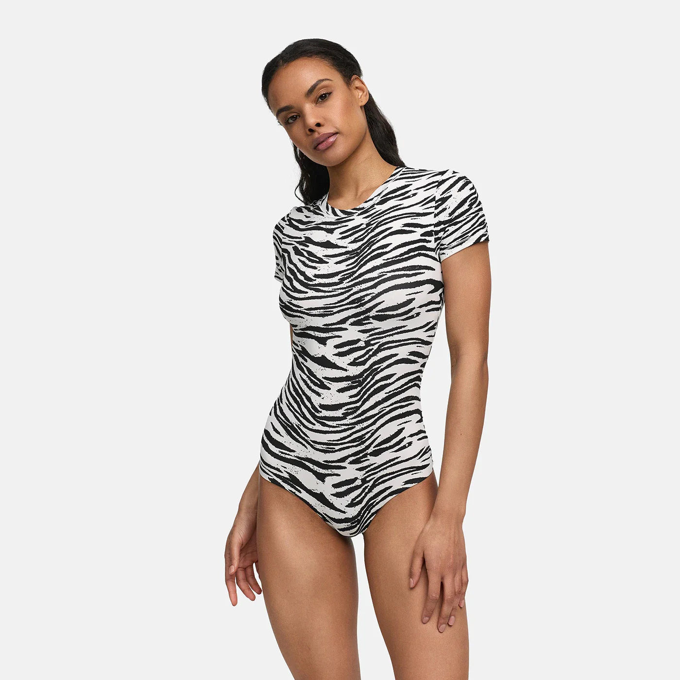 Crew Neck T-Shirt Bodysuit