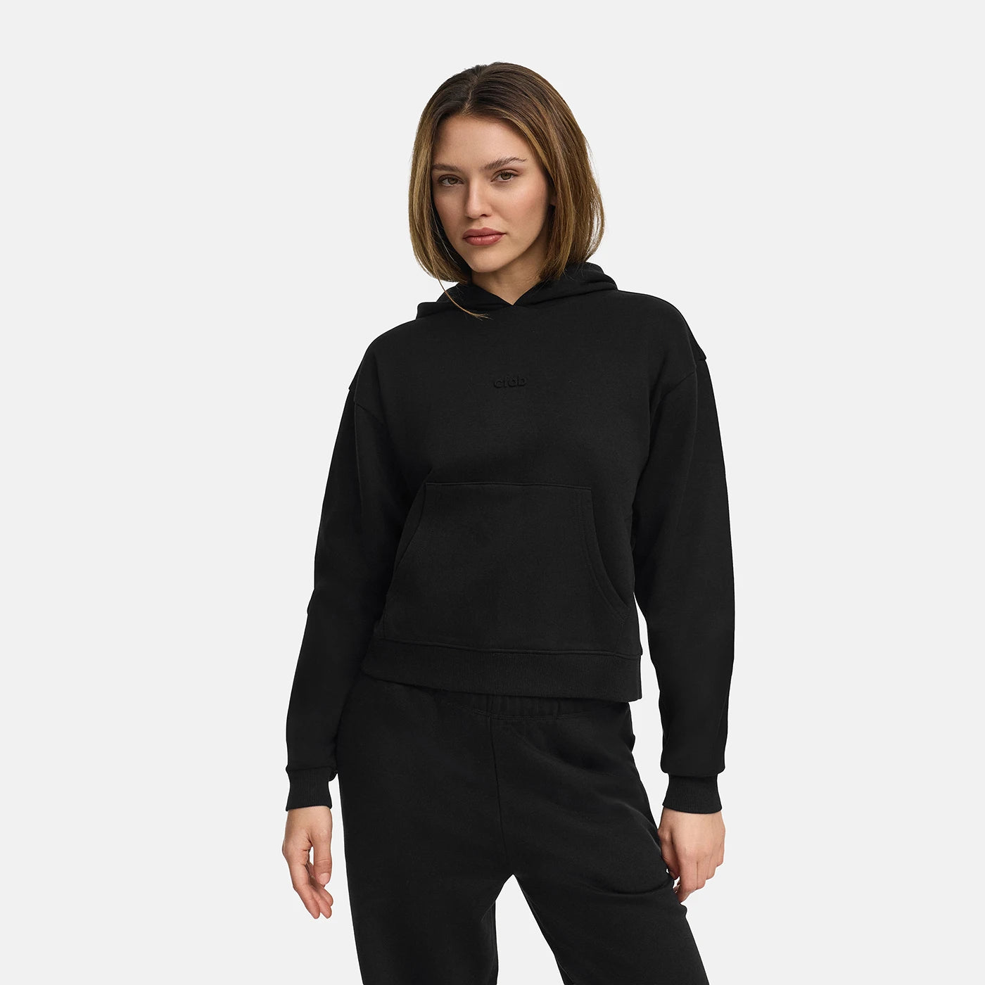 Klassísk hettupeysa með afslappaðri passform hversdags