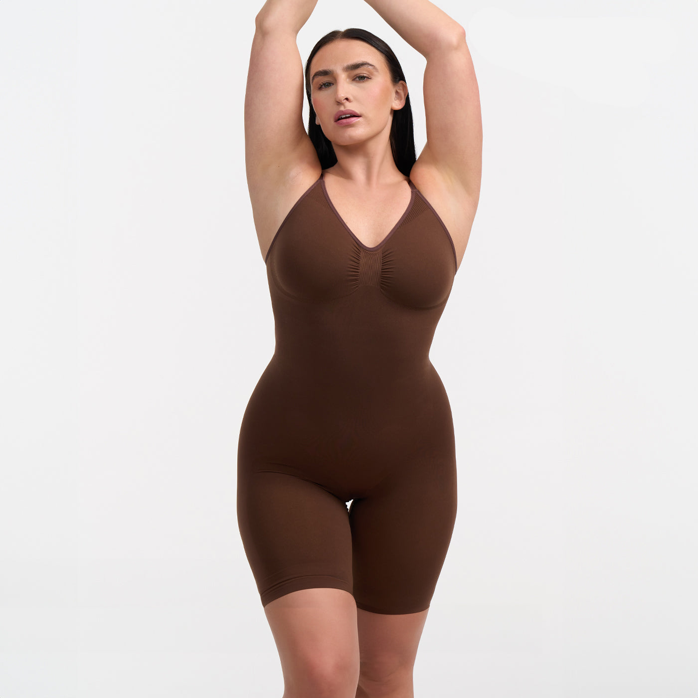 Bodysuit Sculpting Shapewear med shorts - Medium Shape