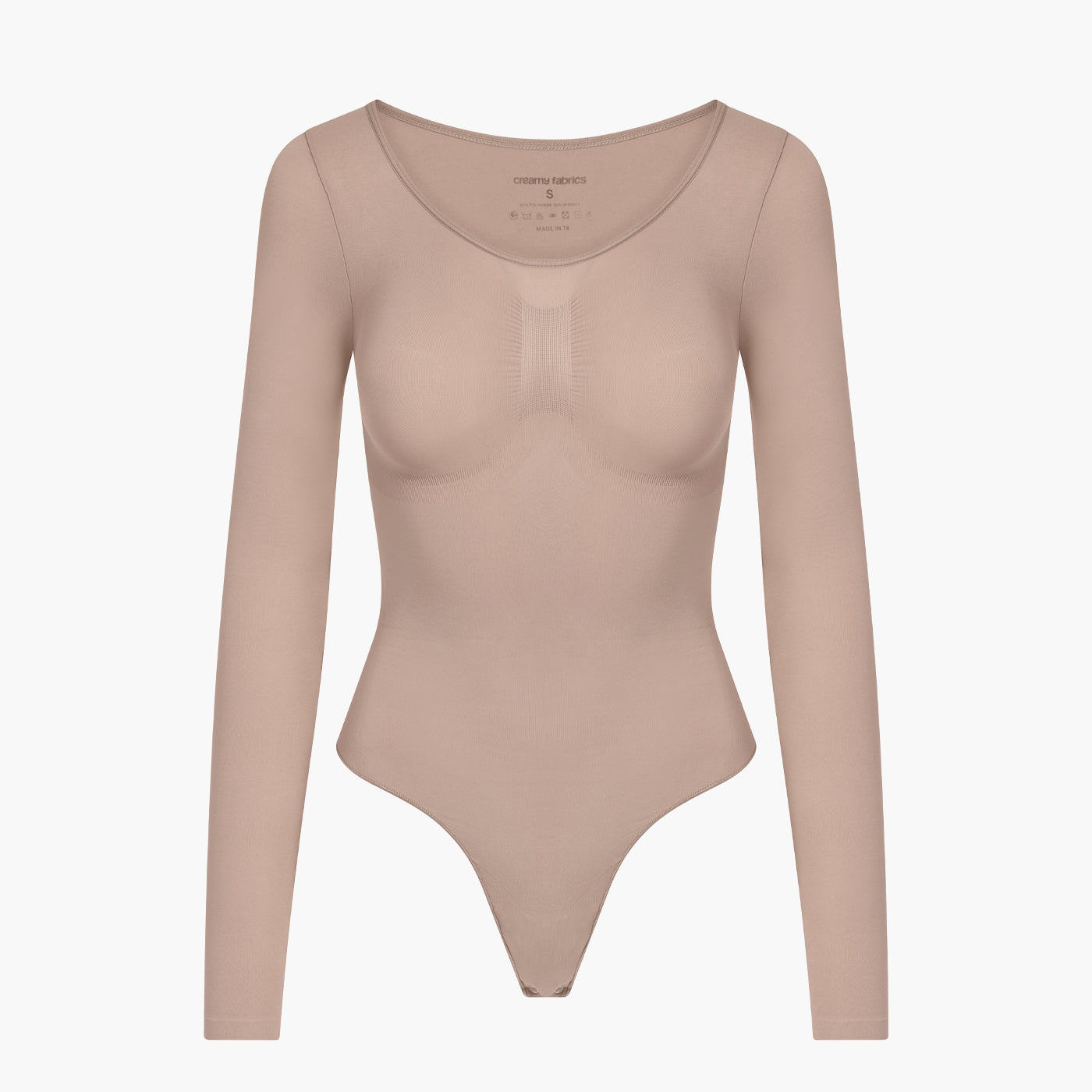 Bodysuit Sculpting Shapewear langærmet med snor