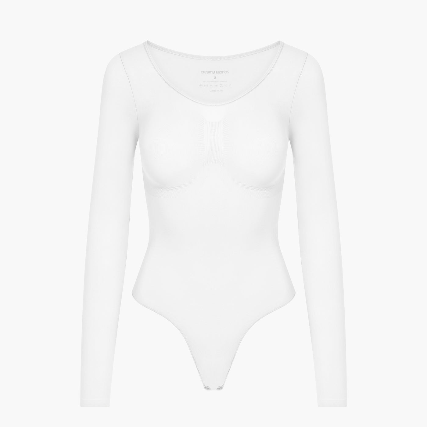 Bodysuit Sculpting Shapewear langærmet med snor