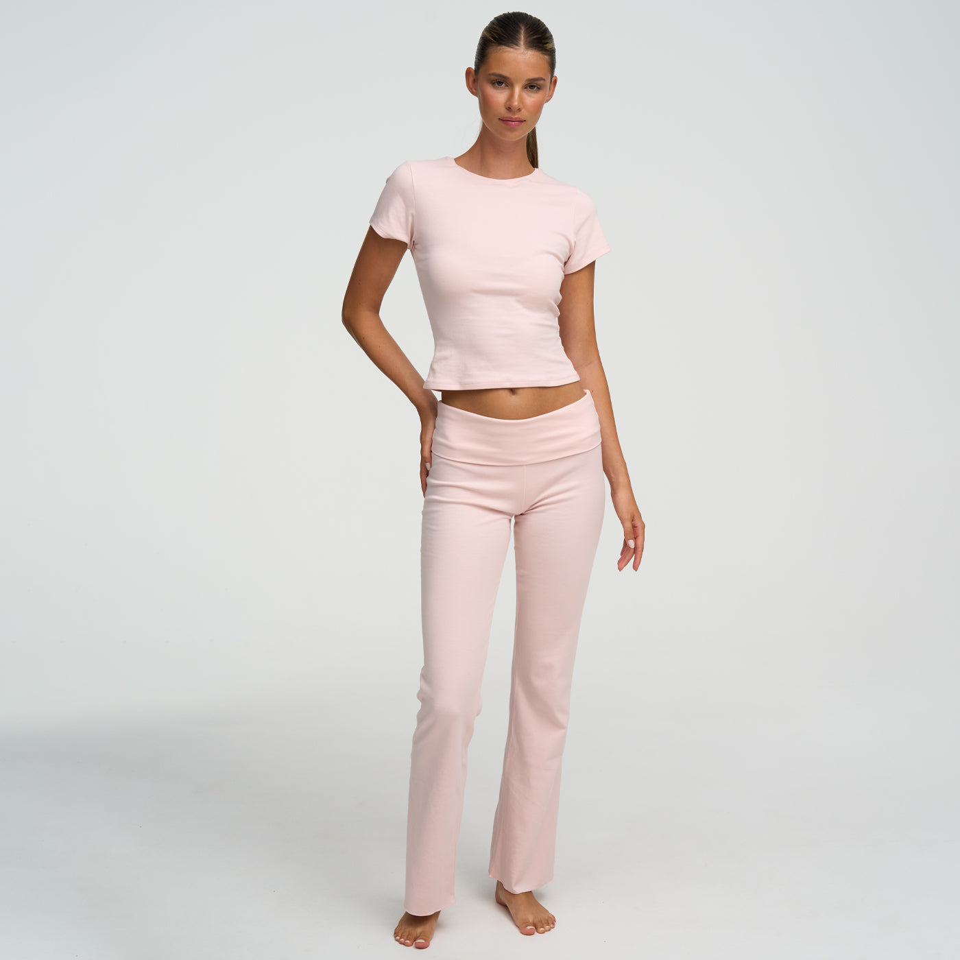 Flared Bootcut Leggings i bomuld - Outlet