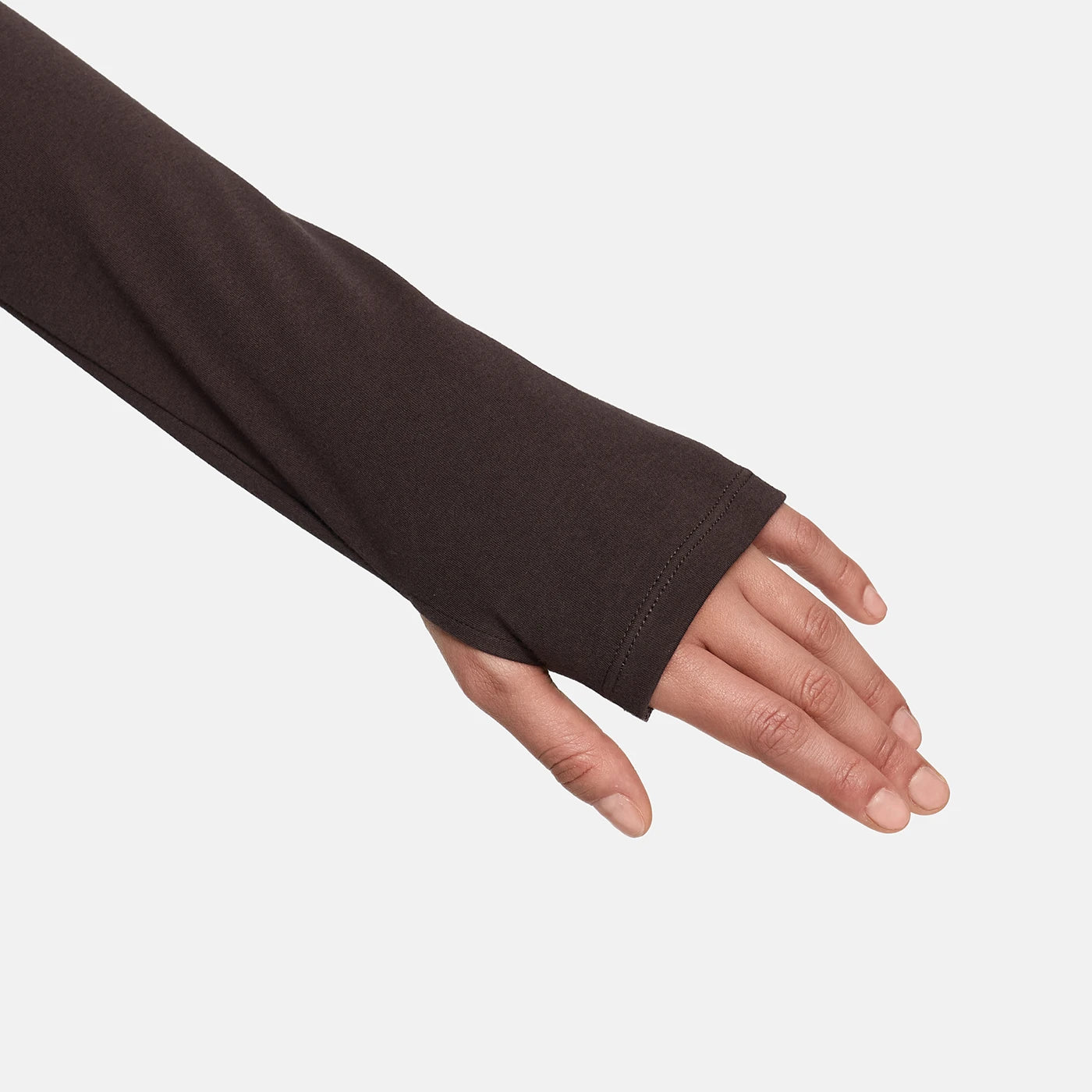 Bomuldsbody med lynlås