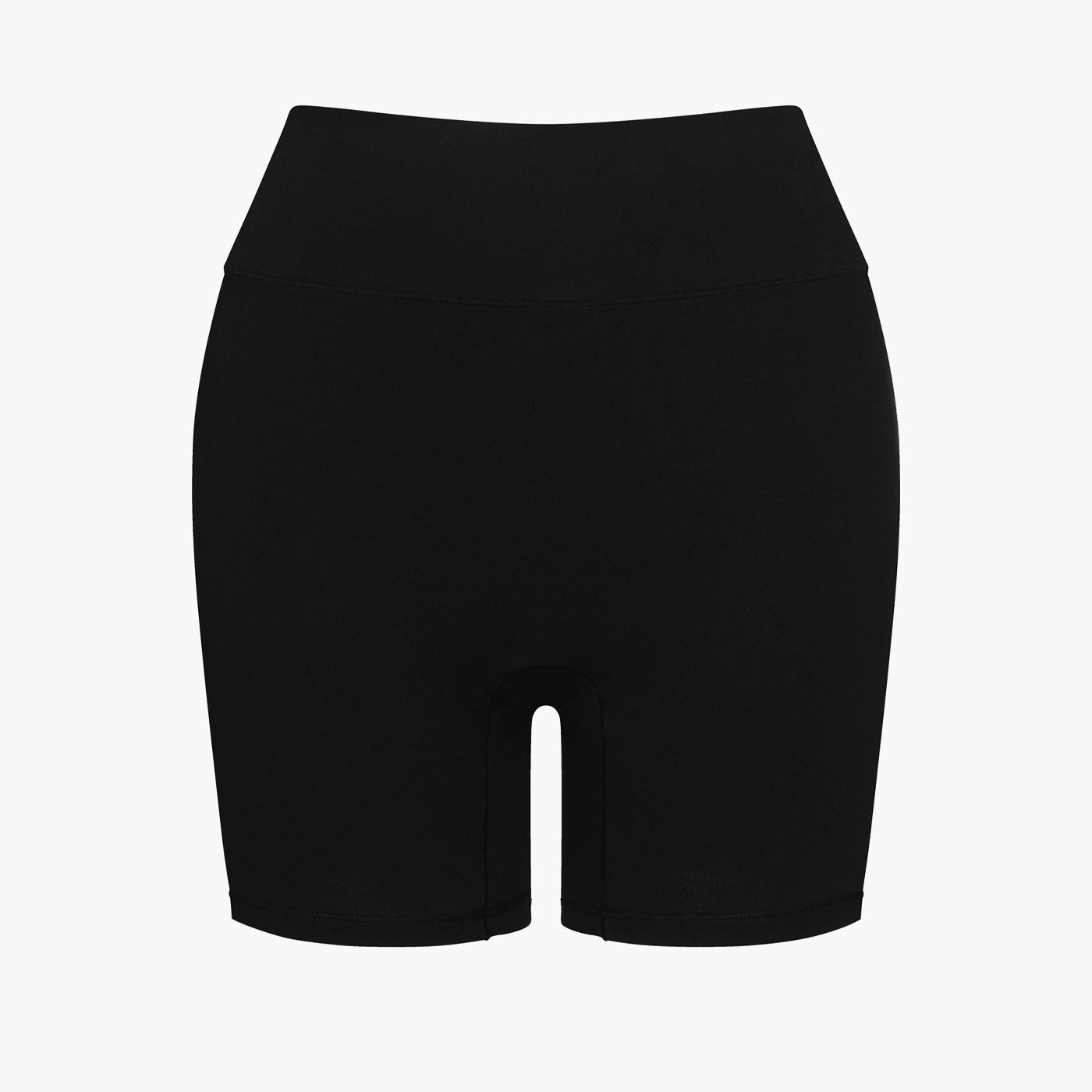 Shorts med høj talje i bomuld