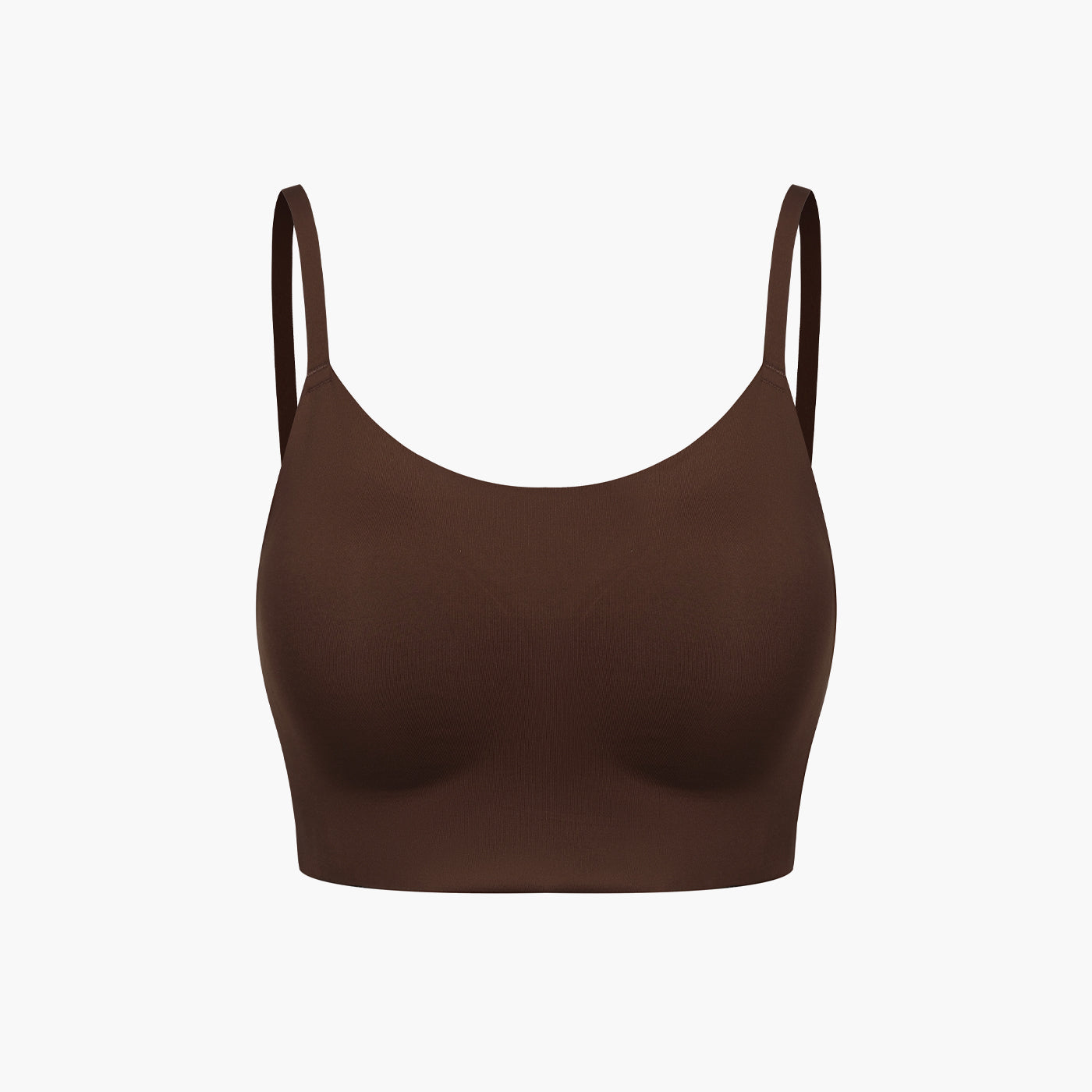 Scoop neck bra