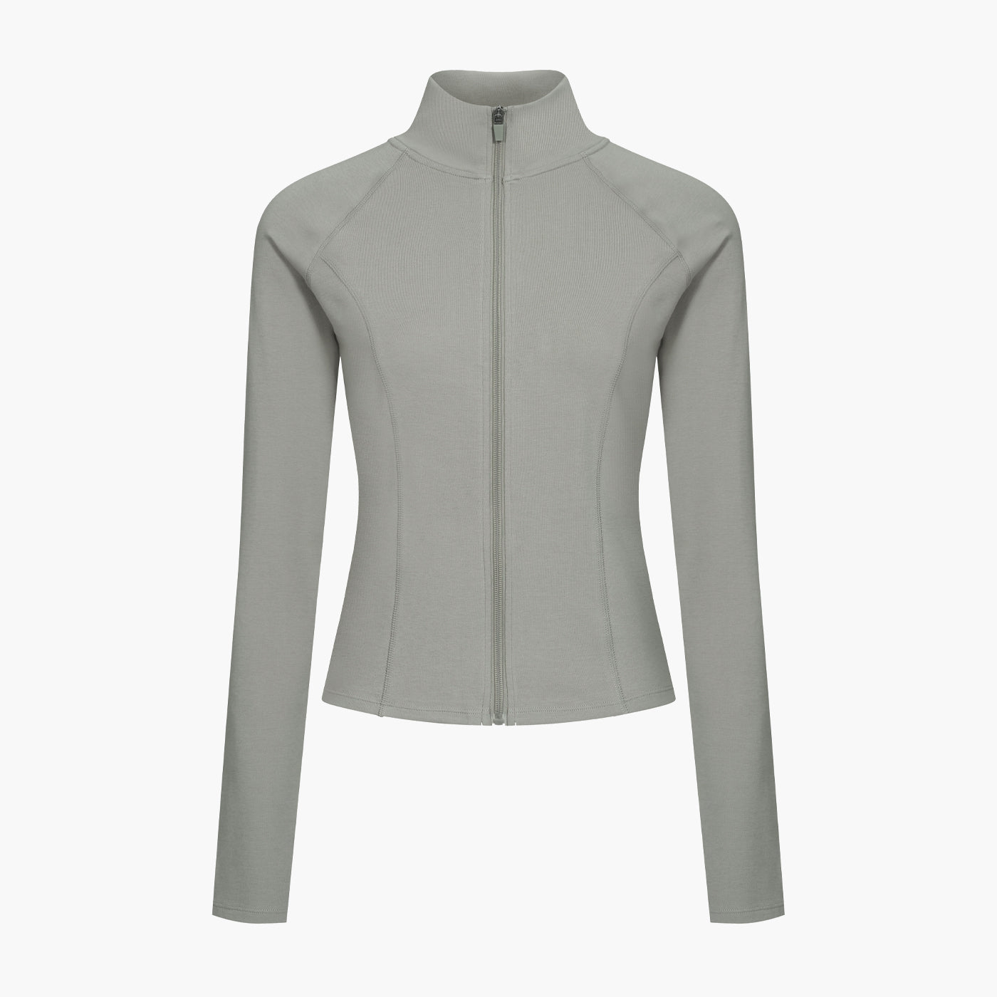 Cotton Body Fitted Zipper Jacket - Outlet