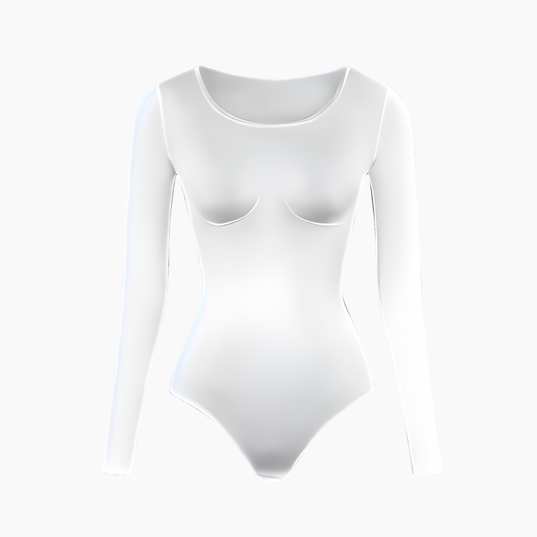 Pitkähihainen body Sculpting Shapewear - muodonmuutosvaatteet