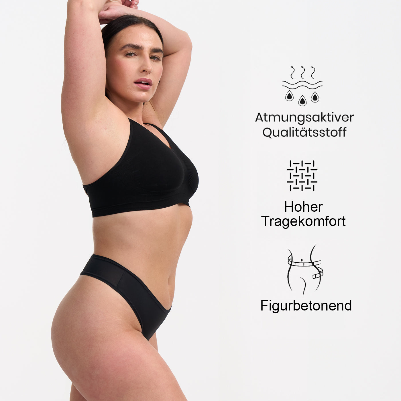 <div>Das Model ist 1,73m groß</div><span></span><div>und trägt Größe L.</div>