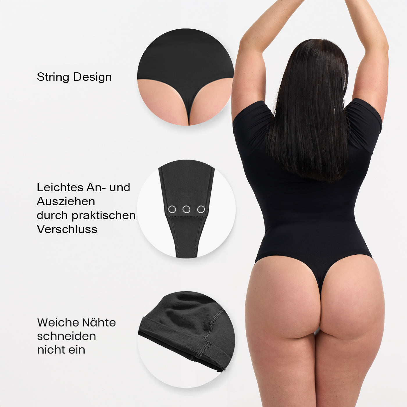Bodysuit med strengforming og shapewear