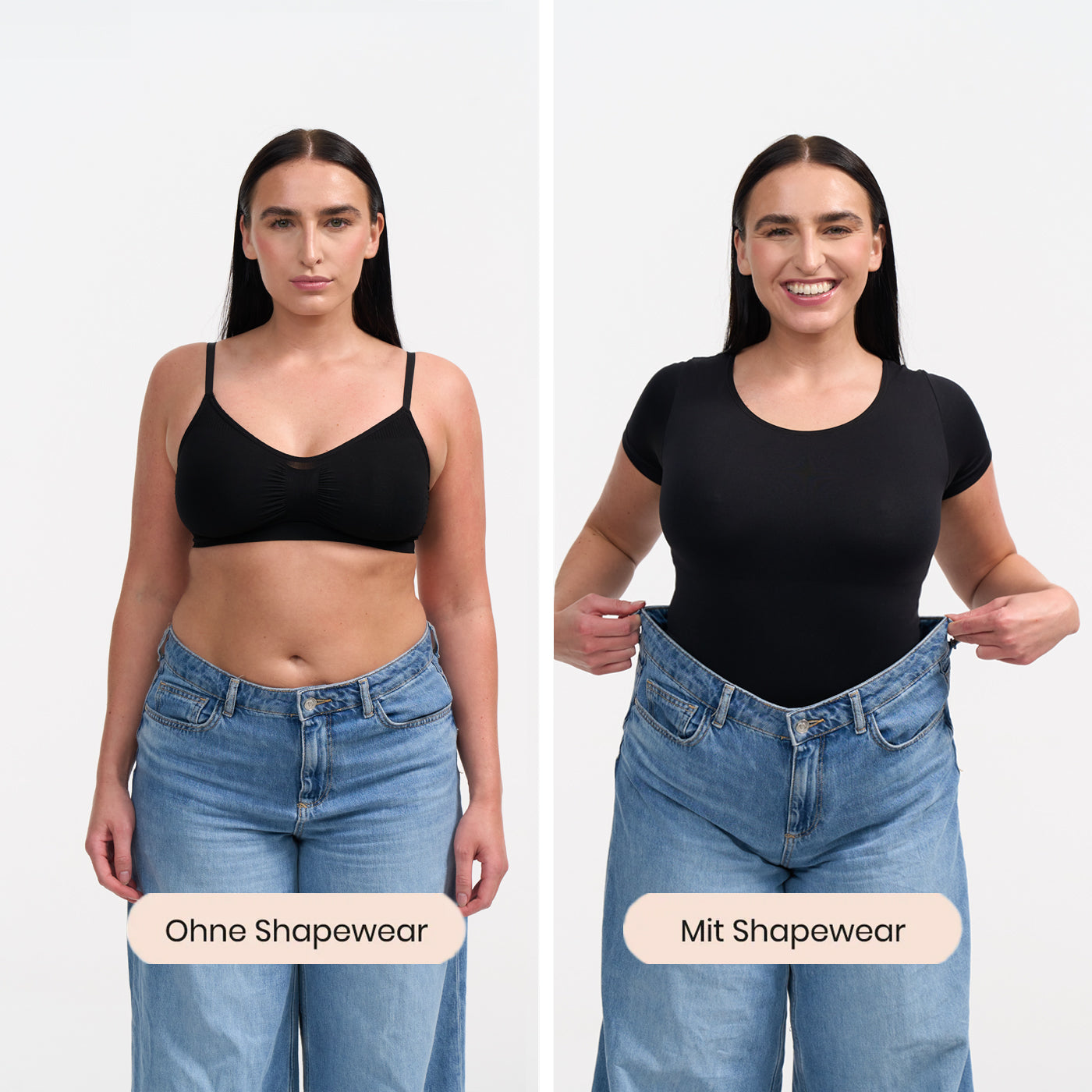 Bodysuit med strengforming og shapewear