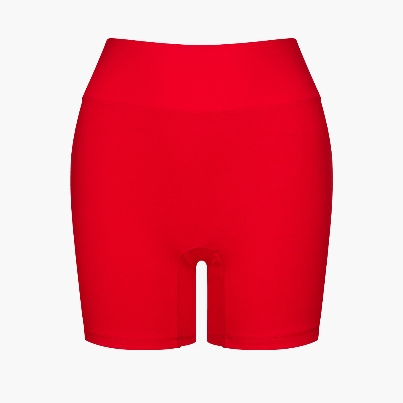 Bomullsshorts med høy midje