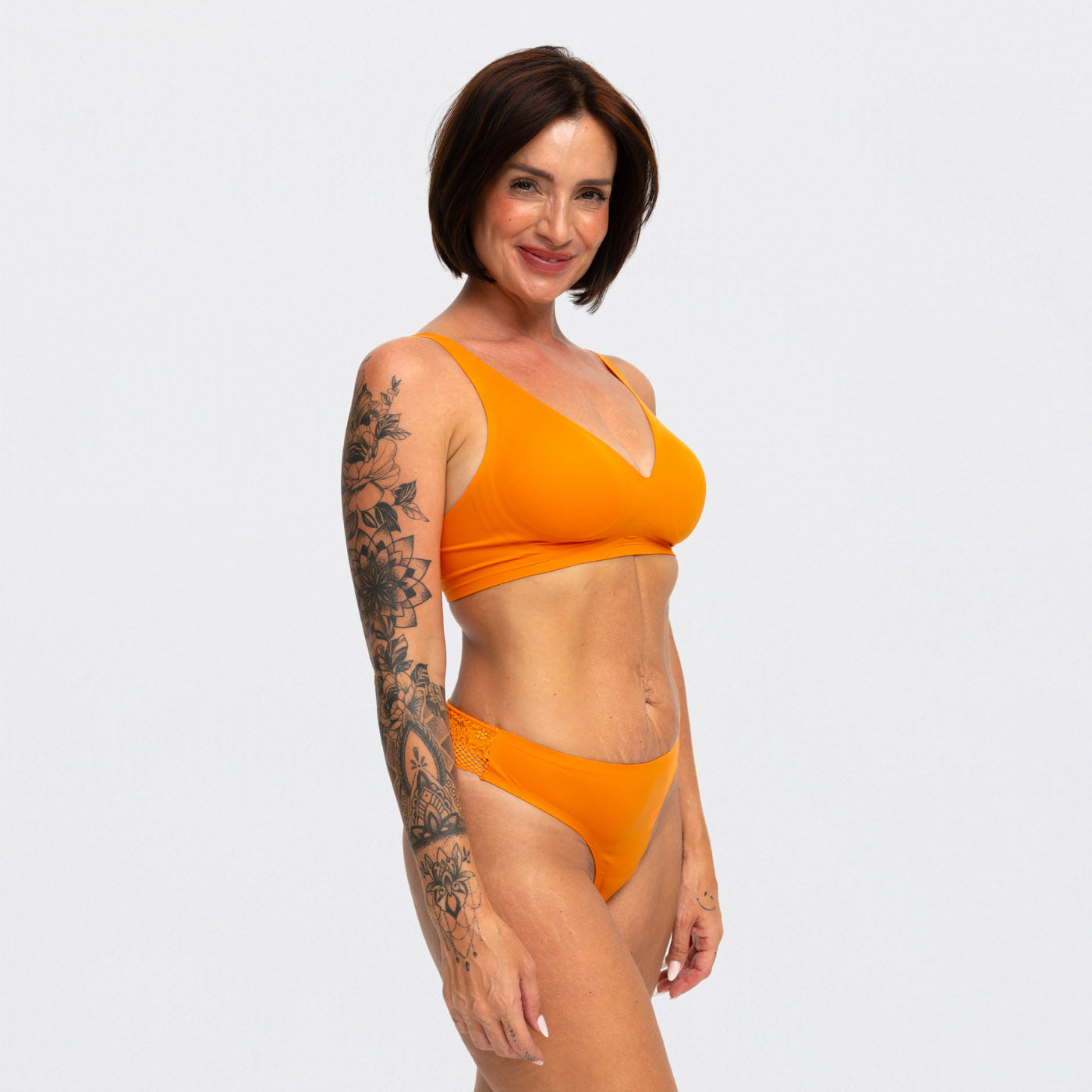 Komfort push up bh med spets - Outlet