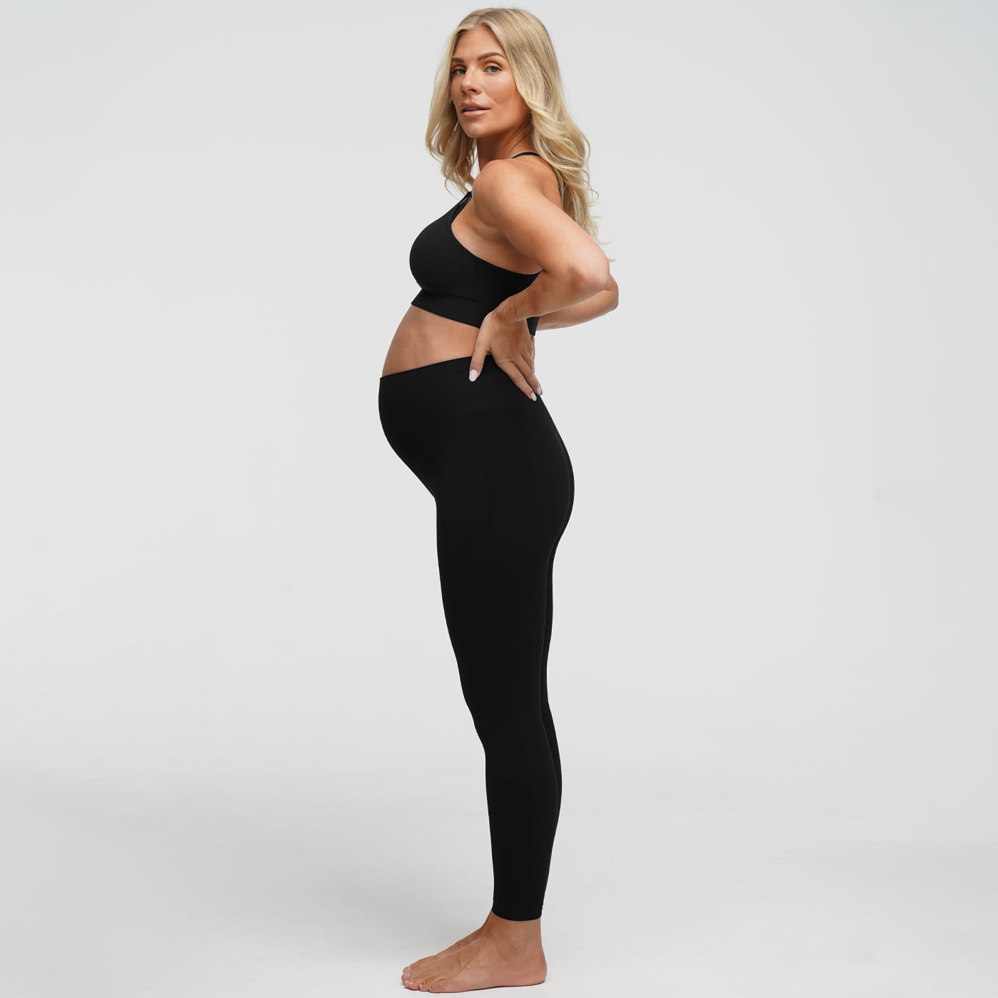 Sömlösa leggings för gravida