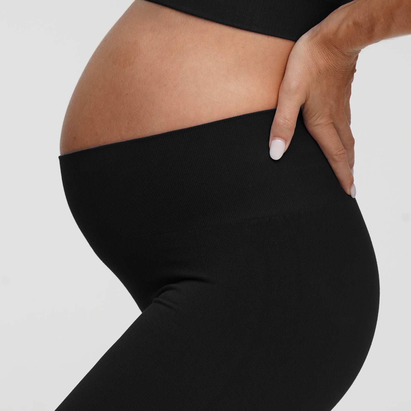 Sömlösa leggings för gravida