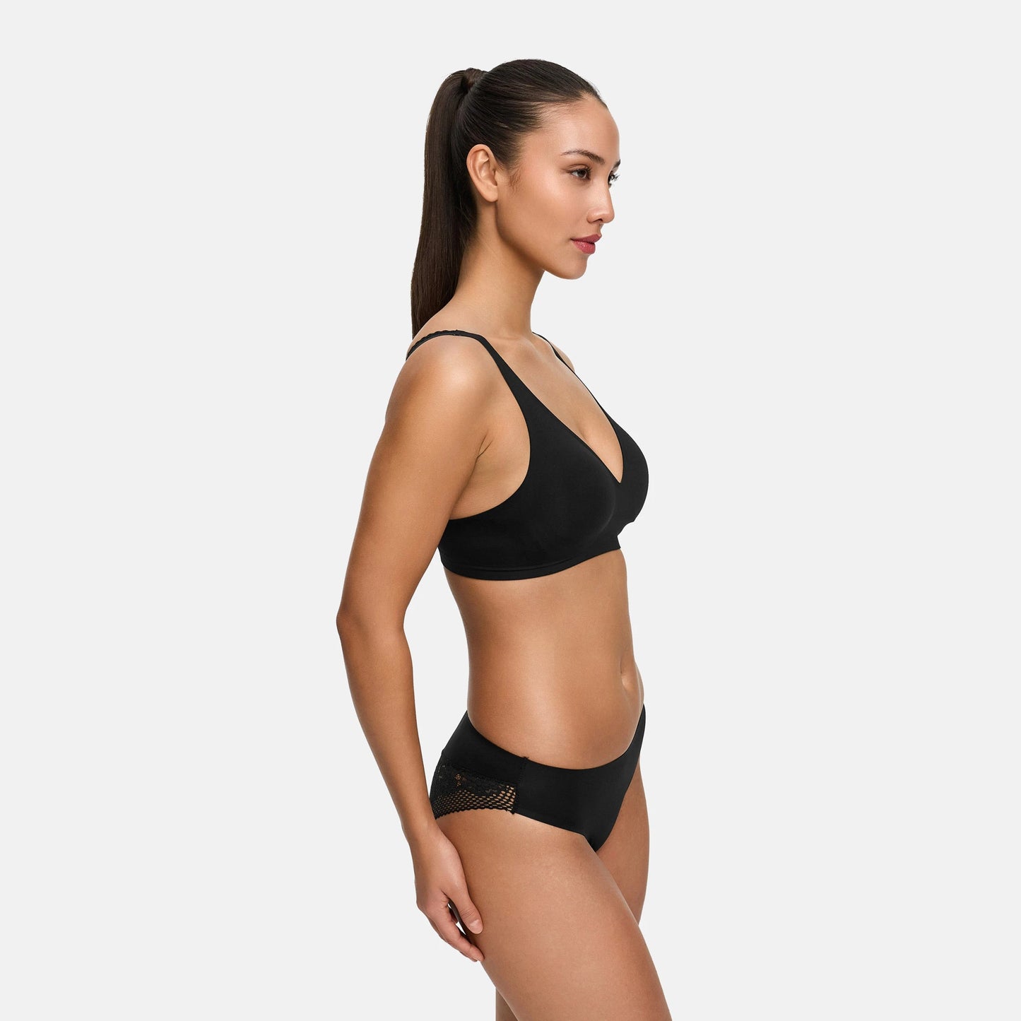 Slip mit Spitze