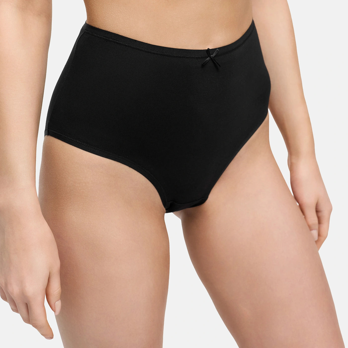 High-Waist Cotton Slip