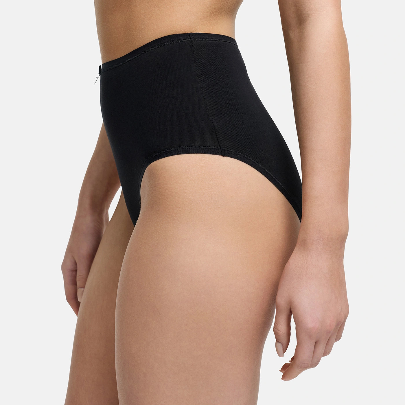 High-Waist Cotton Slip