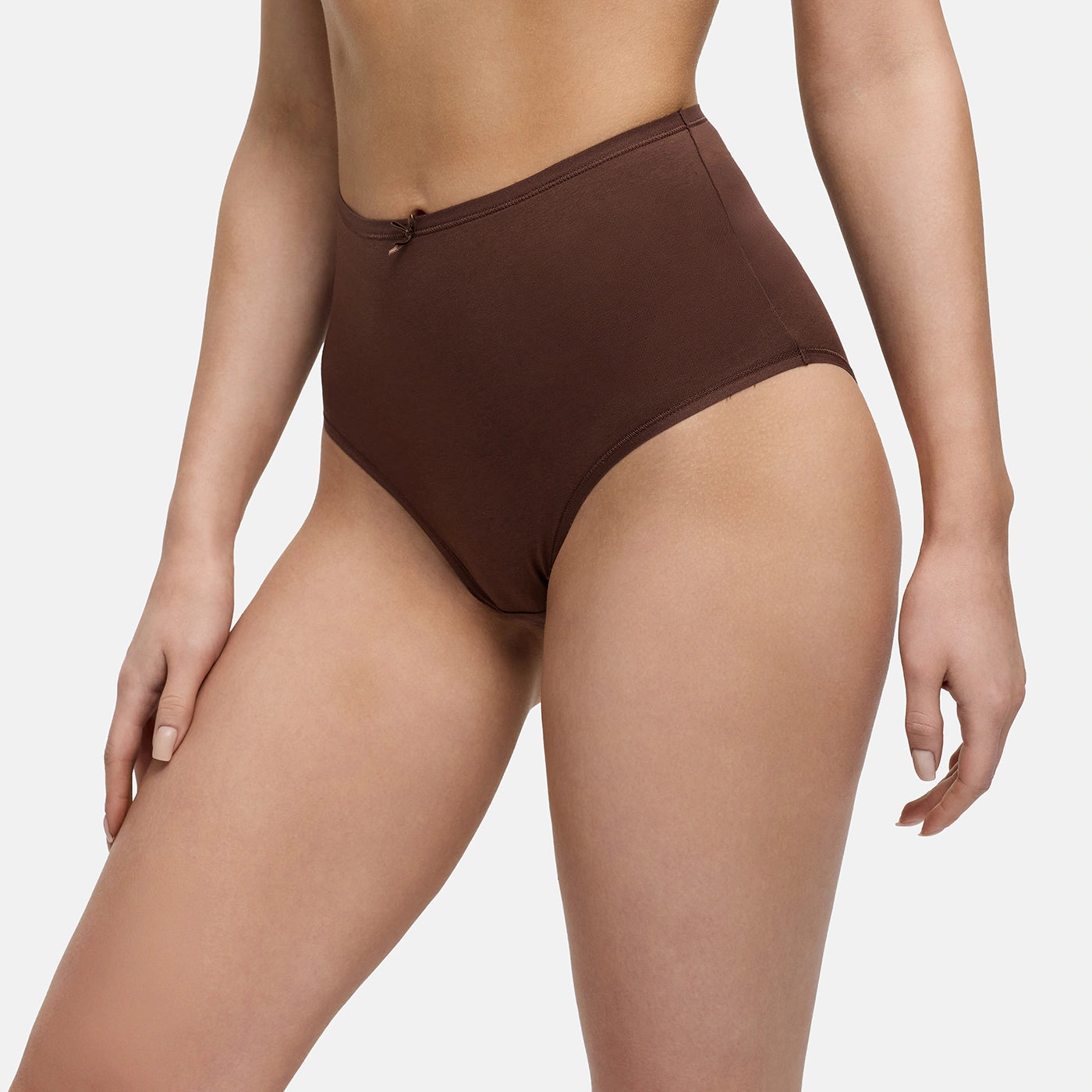 High-Waist Cotton Slip