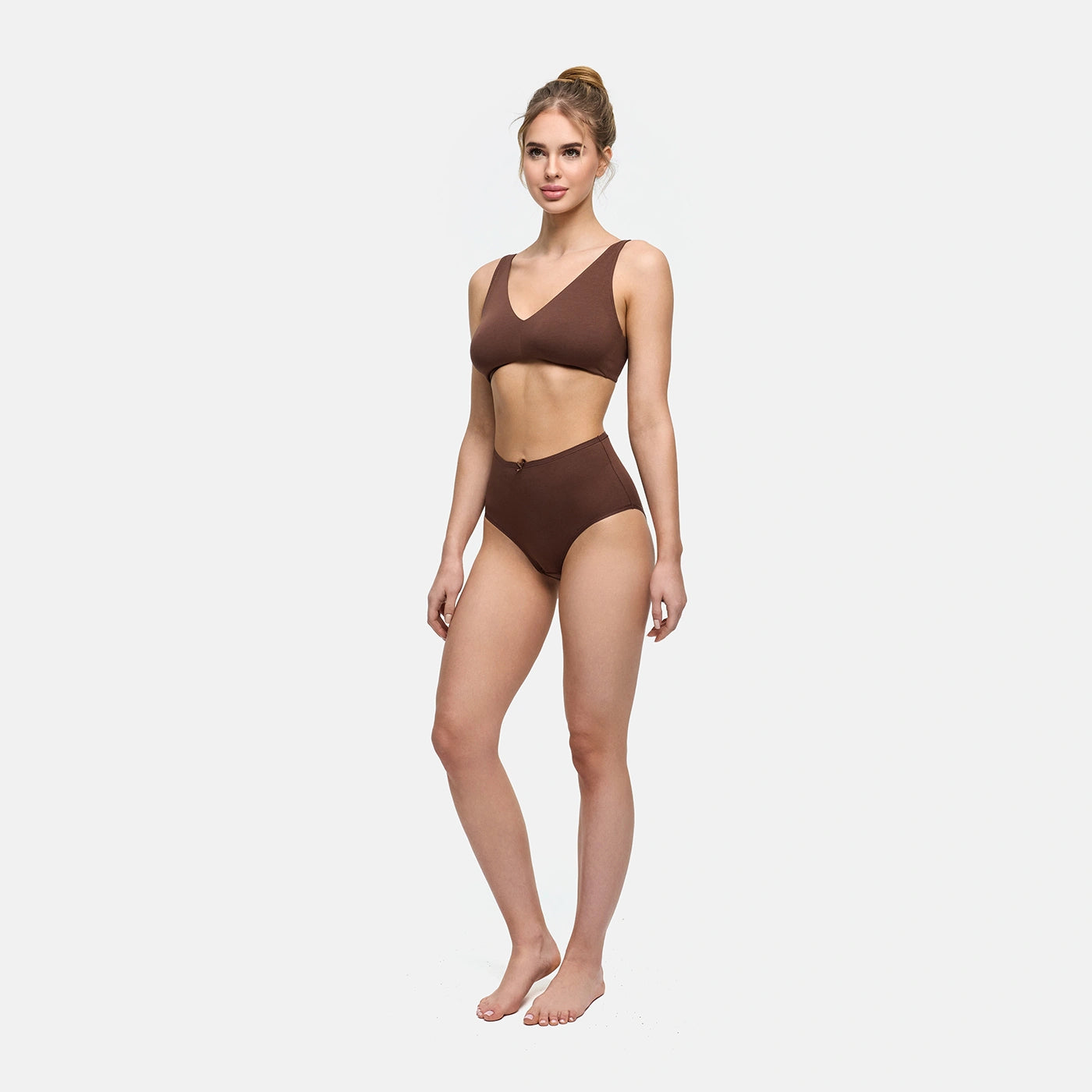 High-Waist Cotton Panties - 3-Pack
