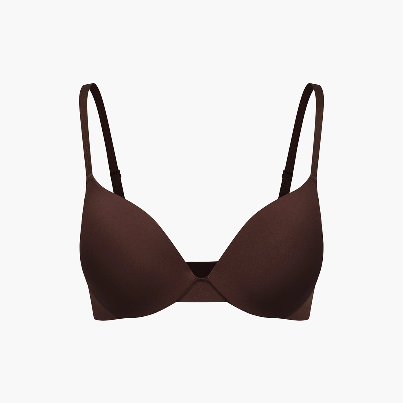 Molded push-up underwire bra