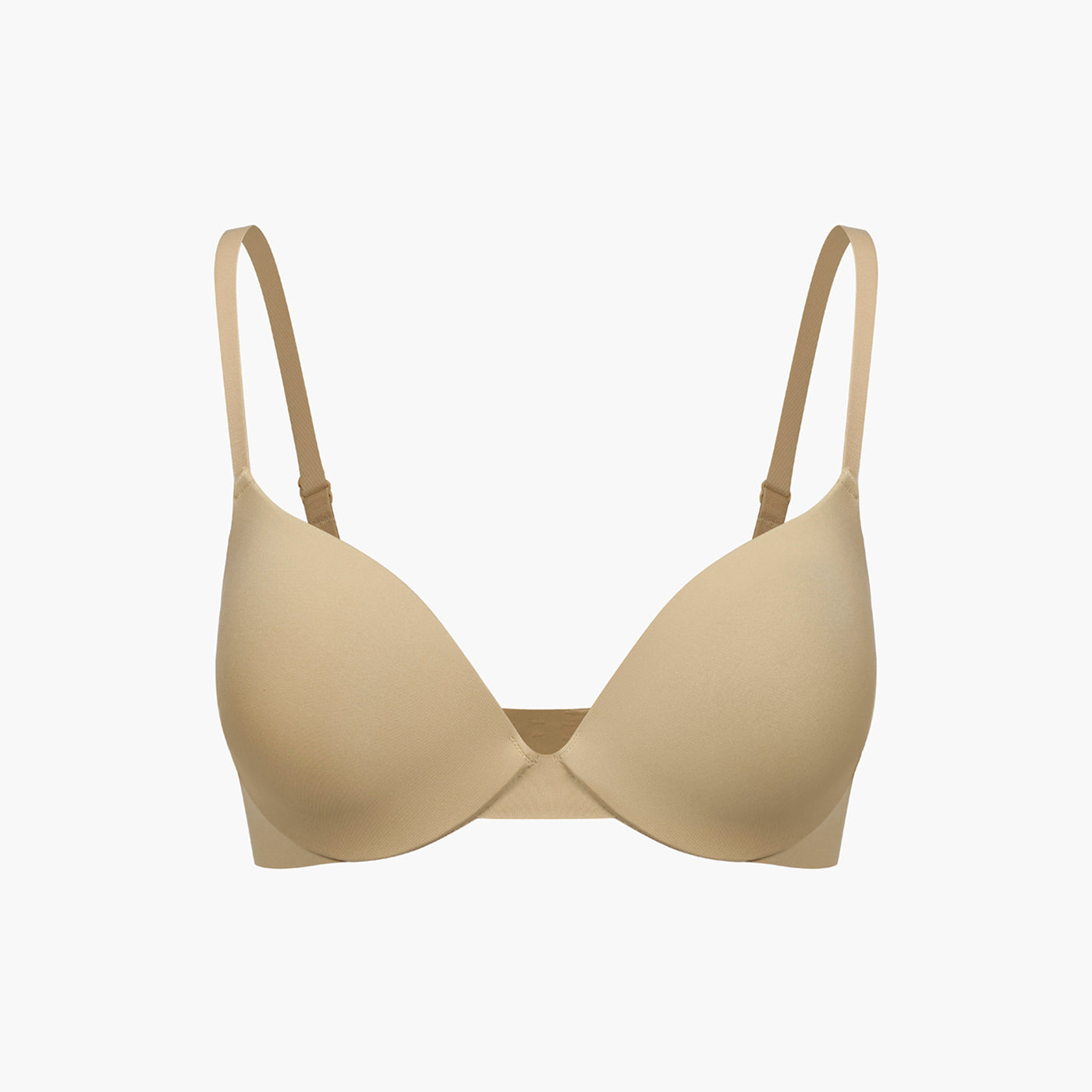 Molded push-up underwire bra