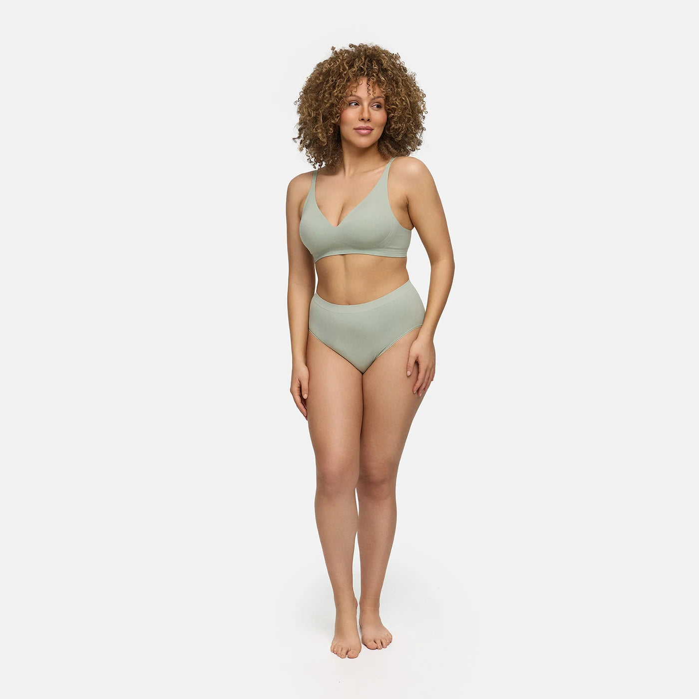 Seamless high-waist briefs | 3-pack