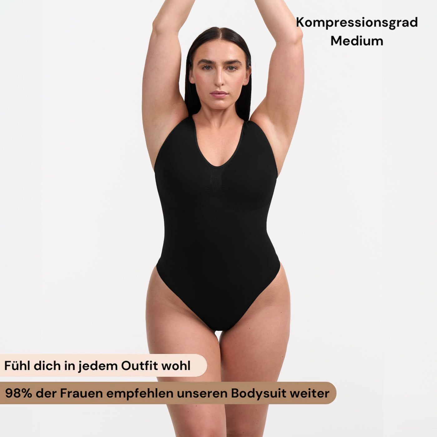 Das Model ist 1,73m groß und trägt Größe L.