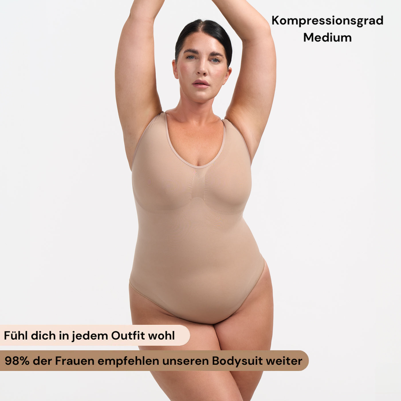 Das Model ist 1,77m groß und trägt Größe 2XL