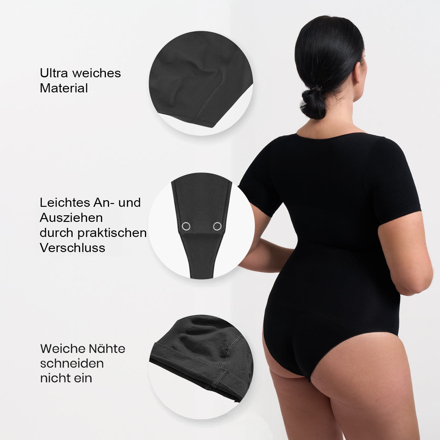 Das Model ist 1,77m groß und trägt Größe 2XL