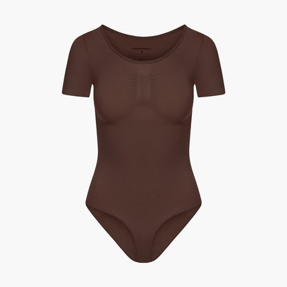 Bodysuit Sculpting Shapewear T-Shirt mit Slip