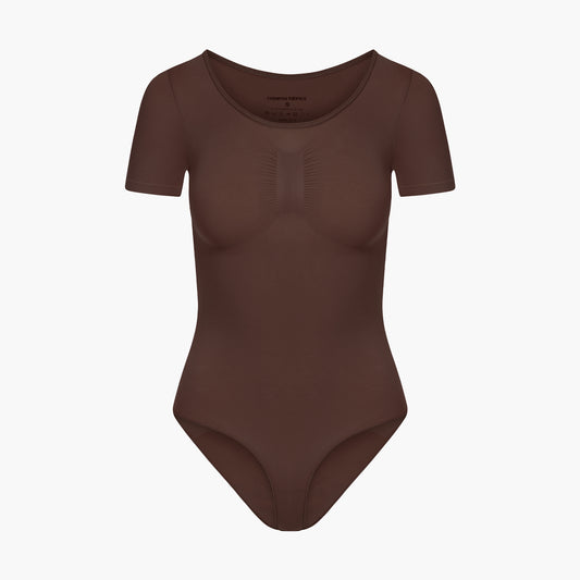 Bodysuit Sculpting Shapewear T-Shirt mit Slip