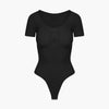 Sculpting Shapewear T-Shirt Bodysuit with Thong