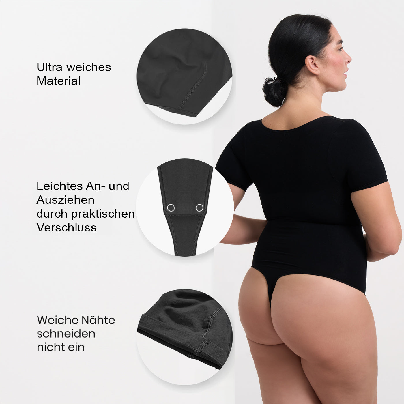 Das Model ist 1,77m groß und trägt Größe 2XL