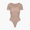 Bodysuit Sculpting Shapewear T-Shirt mit String