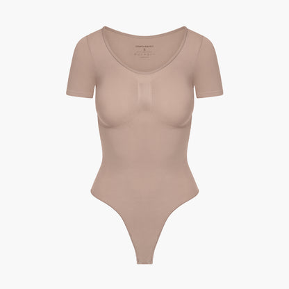 Bodysuit Sculpting Shapewear T-Shirt mit String